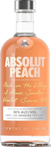 Absolut Peach Flavored Vodka - spirits from Tuxedo Wine Spirits Atlanta