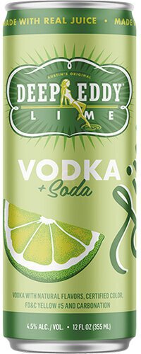 Deep Eddy Vodka Lime Soda RTD Cocktail Cans - spirits from Tuxedo Wine Spirits Atlanta