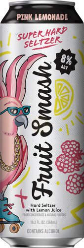 Fruit Smash Super Hard Seltzer, Pink Lemonade - Beer from Tuxedo Wine & Spirits