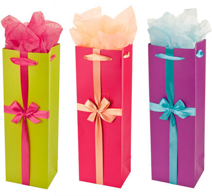 Gift Bag Party Trio Assorted Wine Bags - accessories from Tuxedo Wine Spirits Atlanta