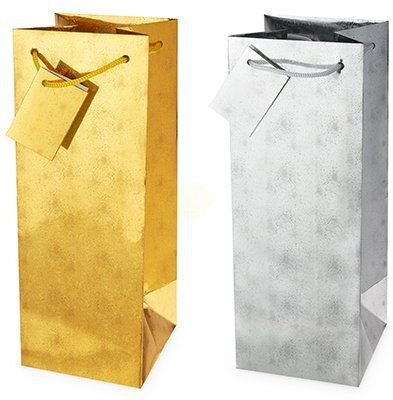 True Brands Metallic Fireworks Wine Bag - Accessories from Tuxedo Wine & Spirits