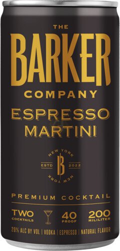 The Barker Company Espresso Martini Cans - Spirits from Tuxedo Wine & Spirits