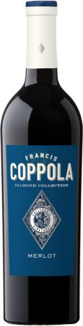 Coppola Diamond Collection Merlot Red Wine, California, 750 mL, 13.5% ABV - Wine from Tuxedo Wine & Spirits