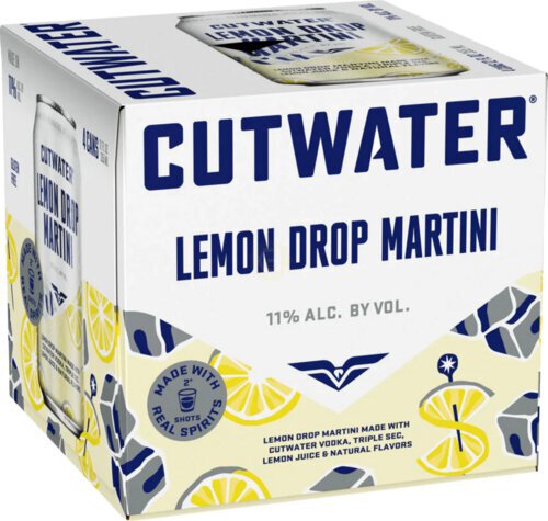 Cutwater Lemon Drop Martini Rtd - Spirits from Tuxedo Wine & Spirits