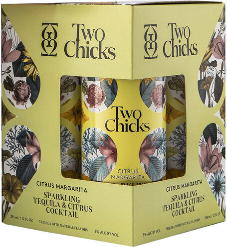 Two Chicks Sparkling Tequila Citrus Margarita RTD Cocktail Cans - Spirits from Tuxedo Wine & Spirits