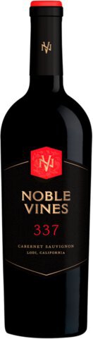 Noble Vines Collection 337 Cabernet Sauvignon Red Wine, California, 750 mL Glass Bottle, 14.5% ABV - Wine from Tuxedo Wine & Spirits