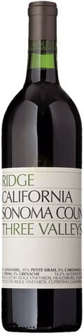Ridge Red Blend Three Valleys Sonoma County - Wine from Tuxedo Wine & Spirits