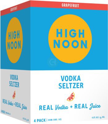 High Noon Grapefruit Vodka Hard Seltzer - Spirits from Tuxedo Wine & Spirits