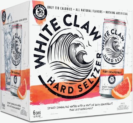 White Claw Hard Seltzer Ruby Grapefruit - Beer from Tuxedo Wine & Spirits