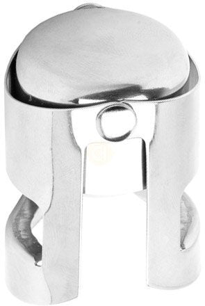 Champagne Stopper Flip Down Wings Chrome - Accessories from Tuxedo Wine & Spirits