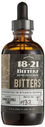 1821 Japanese Chili & Lime Bitters - 4oz - Spirits from Tuxedo Wine & Spirits