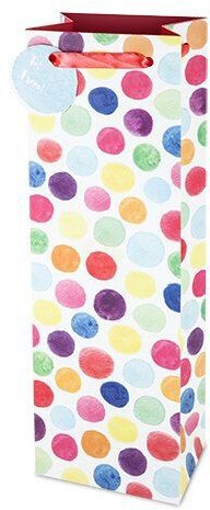 Watercolor Dots Gift Bag - Accessories from Tuxedo Wine & Spirits
