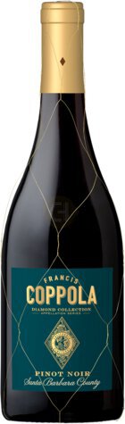 Francis Coppola Diamond Collection Appellation Series Santa Barbara County Pinot Noir Red Wine, California, 750 mL Bottle, 13.5% ABV - Wine from Tuxedo Wine & Spirits