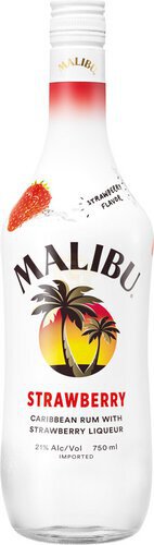 Malibu Caribbean Rum with Strawberry Flavored Liqueur - Spirits from Tuxedo Wine & Spirits