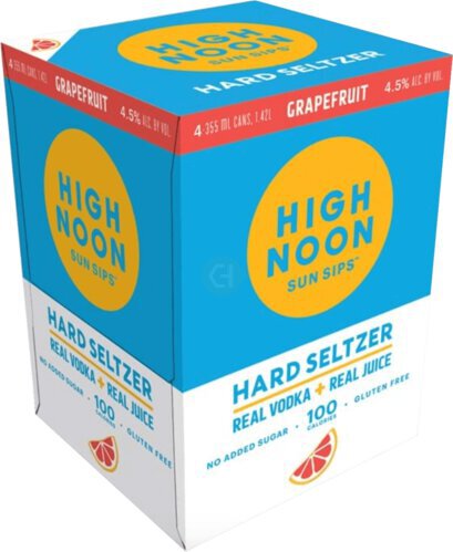 High Noon Grapefruit 4 Pack Cans - Spirits from Tuxedo Wine & Spirits