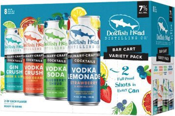 Dogfish Head Bar Cart Variety Pack RTD Cocktail - Spirits from Tuxedo Wine & Spirits