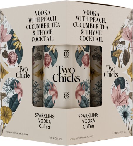 Two Chicks Sparkling Vodka Cutea RTD Cocktail Cans - Spirits from Tuxedo Wine & Spirits