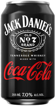 Jack Daniel's And Coca Cola RTD Cocktail Cans - Spirits from Tuxedo Wine & Spirits