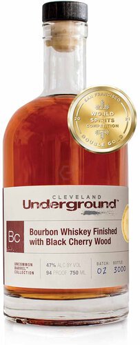 Cleveland Underground Bourbon Whiskey Finished with Black Cherry Wood - Spirits from Tuxedo Wine & Spirits