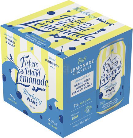 Fishers Island Lemonade Blueberry Wave - spirits from Tuxedo Wine Spirits Atlanta