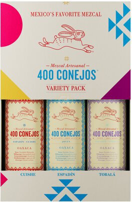 400 Conejos Tripack Mezcal Joven - Spirits from Tuxedo Wine & Spirits