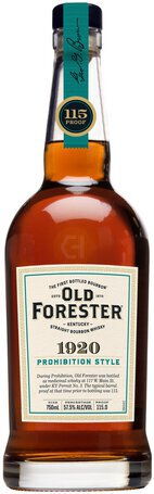 Old Forester Whiskey Row Series: 1920 Prohibition Style Kentucky Straight Bourbon Whisky - Spirits from Tuxedo Wine & Spirits
