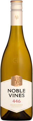 Noble Vines Collection 446 Chardonnay White Wine, California, 750mL, 14.5% ABV - wine from Tuxedo Wine Spirits Atlanta