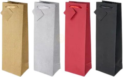 Assorted No Mess Glitter Single Wine Bag By Cakewalk - Accessories from Tuxedo Wine & Spirits
