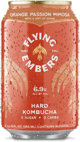 Flying Embers Hard Kombucha Orange Passion Mimosa - beer from Tuxedo Wine Spirits Atlanta