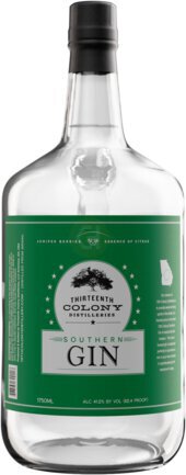 Thirteenth Colony Southern Gin - spirits from Tuxedo Wine Spirits Atlanta