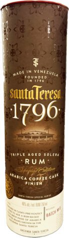 Santa Teresa 1796 Arabica Coffee Cask Finish - Spirits from Tuxedo Wine & Spirits