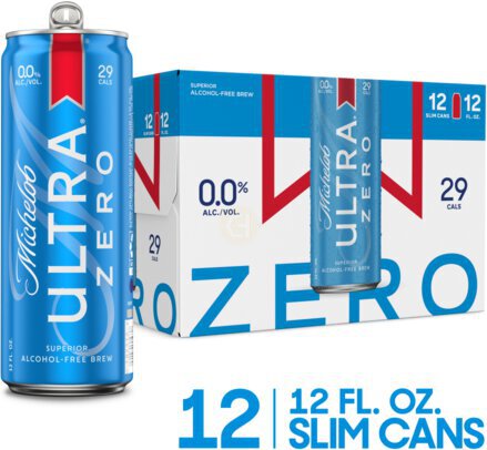 Michelob ULTRA ZERO Non-Alcoholic Lager Beer - Soft Drinks from Tuxedo Wine & Spirits