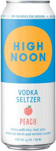 High Noon Peach Vodka Hard Seltzer - spirits from Tuxedo Wine Spirits Atlanta