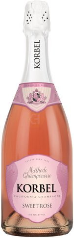 Korbel Sweet Rosé California Champagne - Wine from Tuxedo Wine & Spirits