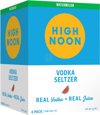 High Noon Watermelon Vodka Hard Seltzer - Spirits from Tuxedo Wine & Spirits