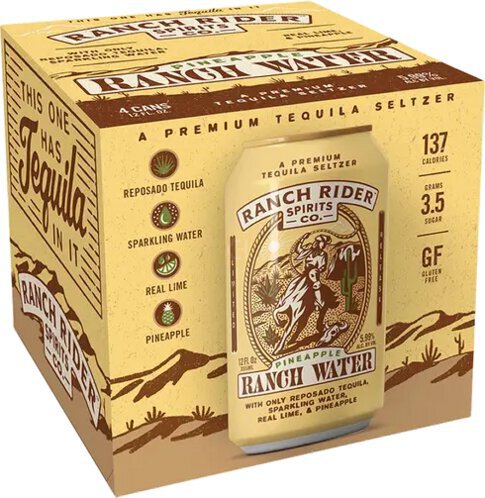 Ranch Rider Pineapple Ranch Water - Spirits from Tuxedo Wine & Spirits