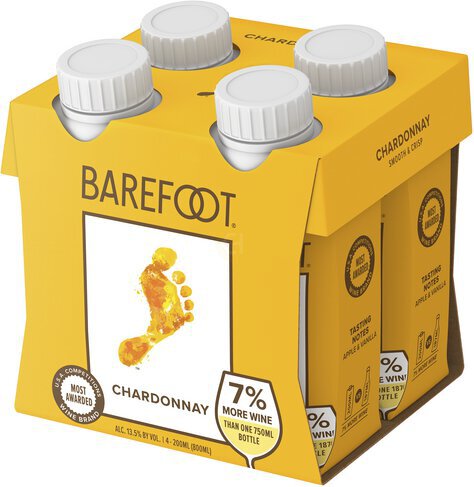 Barefoot Cellars Chardonnay White Wine Tetra - wine from Tuxedo Wine Spirits Atlanta