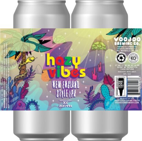Voodoo Brewing Hazy Vibes - Beer from Tuxedo Wine & Spirits