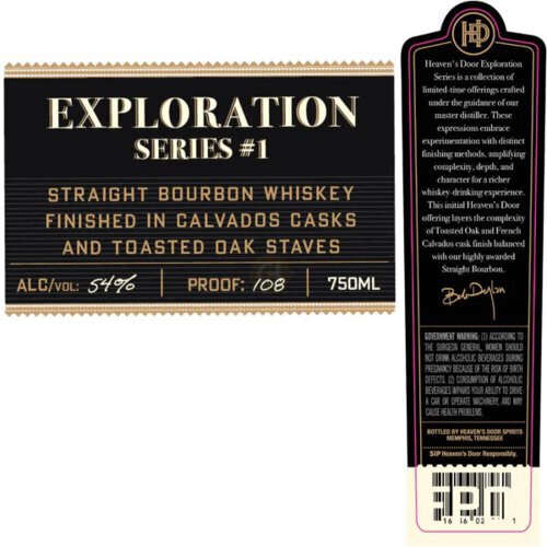 Heaven's Door Exploration Series No. 1 Calvados Cask Finished - Spirits from Tuxedo Wine & Spirits