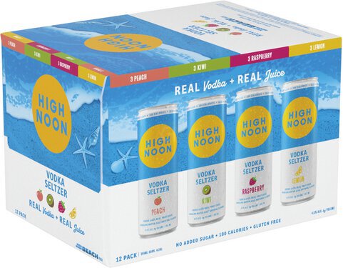 High Noon Beach Pack Vodka Hard Seltzer - Spirits from Tuxedo Wine & Spirits