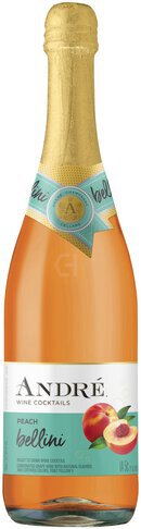 Andre Peach Bellini Sparkling Wine Cocktail - Wine from Tuxedo Wine & Spirits