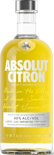 Absolut Citron Flavored Vodka - spirits from Tuxedo Wine Spirits Atlanta
