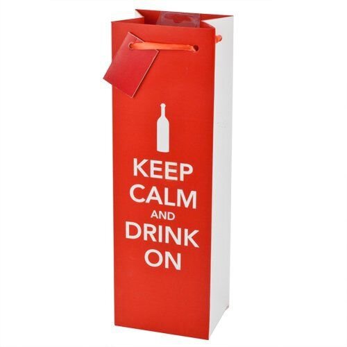 Keep Calm And Drink On Wine Bag - accessories from Tuxedo Wine Spirits Atlanta
