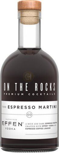 On the Rocks EFFEN Espresso Martini - Spirits from Tuxedo Wine & Spirits