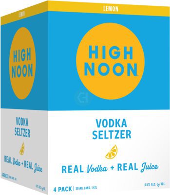 High Noon Lemon Vodka Hard Seltzer - Spirits from Tuxedo Wine & Spirits