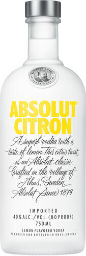 Absolut Citron Flavored Vodka - spirits from Tuxedo Wine Spirits Atlanta