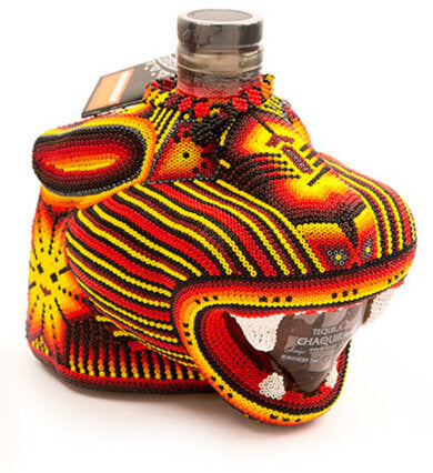 Chaquira Art Beaded Jaguar Anejo Tequila - Spirits from Tuxedo Wine & Spirits