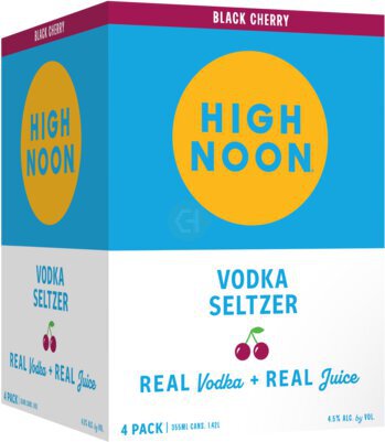 High Noon Black Cherry Vodka Hard Seltzer - Spirits from Tuxedo Wine & Spirits