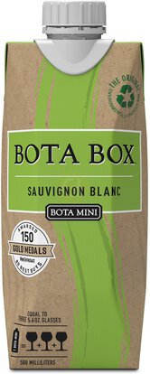 Bota Mini Sauvignon Blanc White Wine, 500ml (3 Glasses), 12.5% ABV - Wine from Tuxedo Wine & Spirits