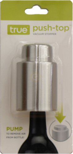 True Brands Push Top Vacuum Stopper Each - accessories from Tuxedo Wine Spirits Atlanta